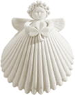 Shamrock Angel, Porcelain Angels and Ornaments - Margaret Furlong Designs Irish Roots