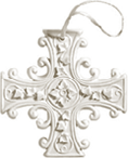 Everlasting Hope Cross, Porcelain Angels and Ornaments - Margaret Furlong Designs Irish Roots