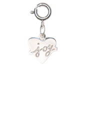 Sterling Joy Heart Charm, Porcelain Angels and Ornaments - Margaret Furlong Designs 2012