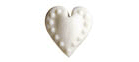 Hobnail Heart Pin, Porcelain Angels and Ornaments - Margaret Furlong Designs 2009