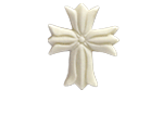 Cross Of Good News Pin, Porcelain Angels and Ornaments - Margaret Furlong Designs 2010