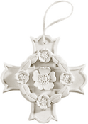 Blooms Of Hope Cross, Porcelain Angels and Ornaments - Margaret Furlong Designs Easter Gifts