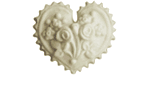 Love Remembers Heart Pin, Porcelain Angels and Ornaments - Margaret Furlong Designs 2010