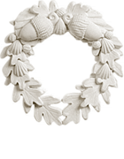 Promise Wreath, Porcelain Angels and Ornaments - Margaret Furlong Designs Irish Roots